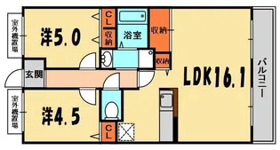 グレースコート香里園【3階】の間取り