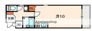 アルファクラージュくずは【1階】の間取り