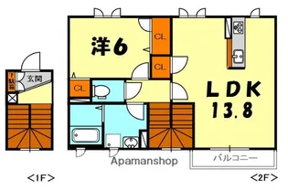 グラン・フォーレスト NUKATA【2階】の間取り