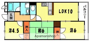 長楽ビル【3階】の間取り