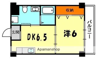 香里ヶ丘ビル【3階】の間取り