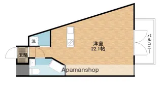エルベコート太子橋駅前【10階】の間取り
