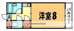 ロータリーマンション萱島西【3階】の間取り