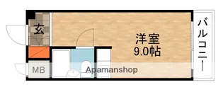 セゾン若松【5階】の間取り