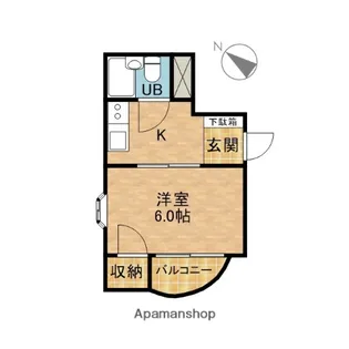 ロイヤルハイツ萱島【2階】の間取り