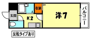 シャトーグレース【1階】の間取り