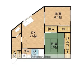 ソルレヴェンテⅠ【2階】の間取り