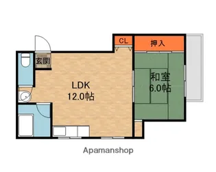 香里園ハウス【4階】の間取り