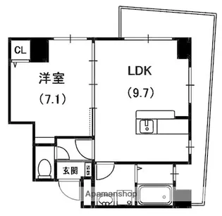 光琳【1階】の間取り