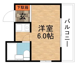 エム・ケイ6香里園【5階】の間取り