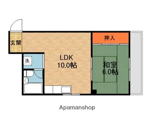 香里ロイヤルプラザ【5階】の間取り