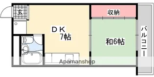 香里ロイヤルプラザ【3階】の間取り