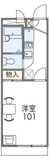 レオパレスドウマン【1階】の間取り