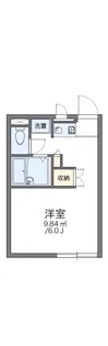 レオパレス友呂岐【2階】の間取り