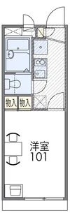 レオパレスプロスペリテ【1階】の間取り