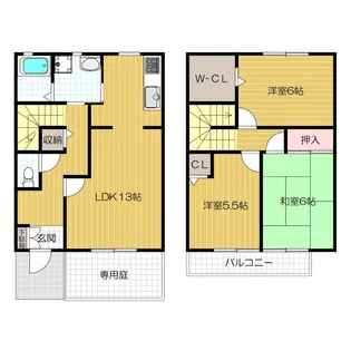フレスコ A【101号室号室】の間取り
