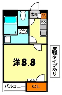 クレイノ日新香里園【2階】の間取り
