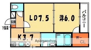 フジパレス萱島【2階】の間取り