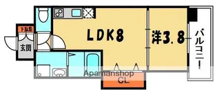 シェリロ香里園【3階】の間取り