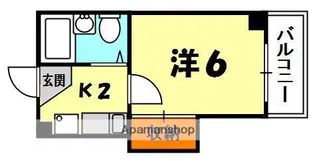 グレース香里園【2階】の間取り