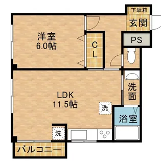 GRACE TACHIBANA【3階】の間取り