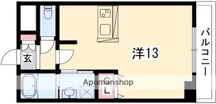 セレコート寝屋川本町【2階】の間取り