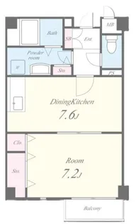 アバンザール香里園【3階】の間取り