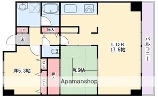 彩テラス【4階】の間取り