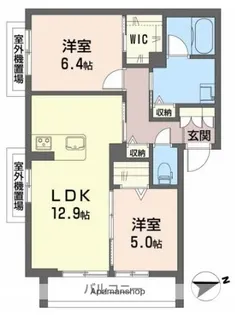 シャーメゾンクレール【3階】の間取り