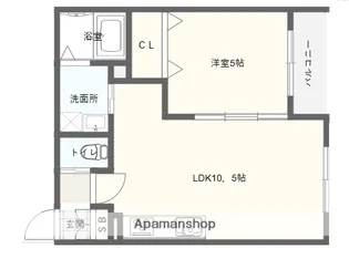 ALLIER PARK下木田【3階】の間取り