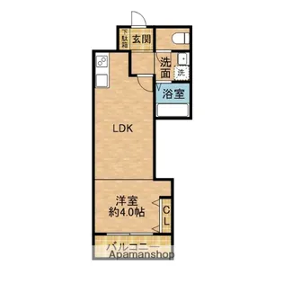 HALELEA【3階】の間取り