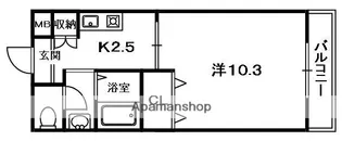 リューズ発春【2階】の間取り