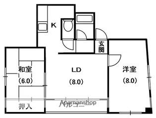 UEDAビル【4階】の間取り
