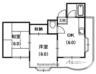メゾン南町【1階】の間取り