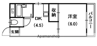 田代ハイツ【3階】の間取り