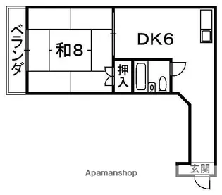 第3シャトーモリオカ【4階】の間取り