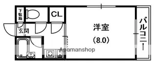 ロータリーマンション萱島西【5階】の間取り
