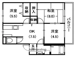ハイランド栄【2階】の間取り
