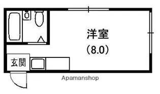 シティハイム上村【1階】の間取り