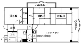 カサグランデ【5階】の間取り