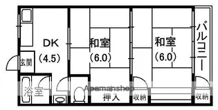 元町マンション【1階】の間取り