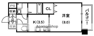 ロータリーマンション香里西之町【3階】の間取り