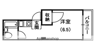 ジュネステン【5階】の間取り
