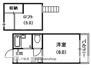 フォーレストヌカタ【2階】の間取り