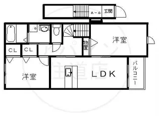 ラフィネ・シャトレ【2階】の間取り