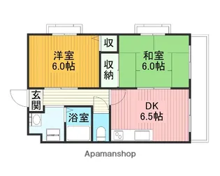東建マンション【2階】の間取り