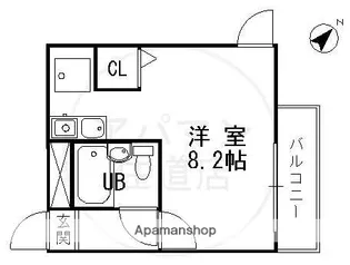セシリア野崎【1階】の間取り