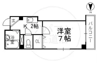 ランドロード・トミオ【2階】の間取り