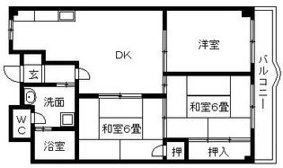 エクセルハイツ【5階】の間取り