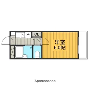 グレースコートINUI【3階】の間取り